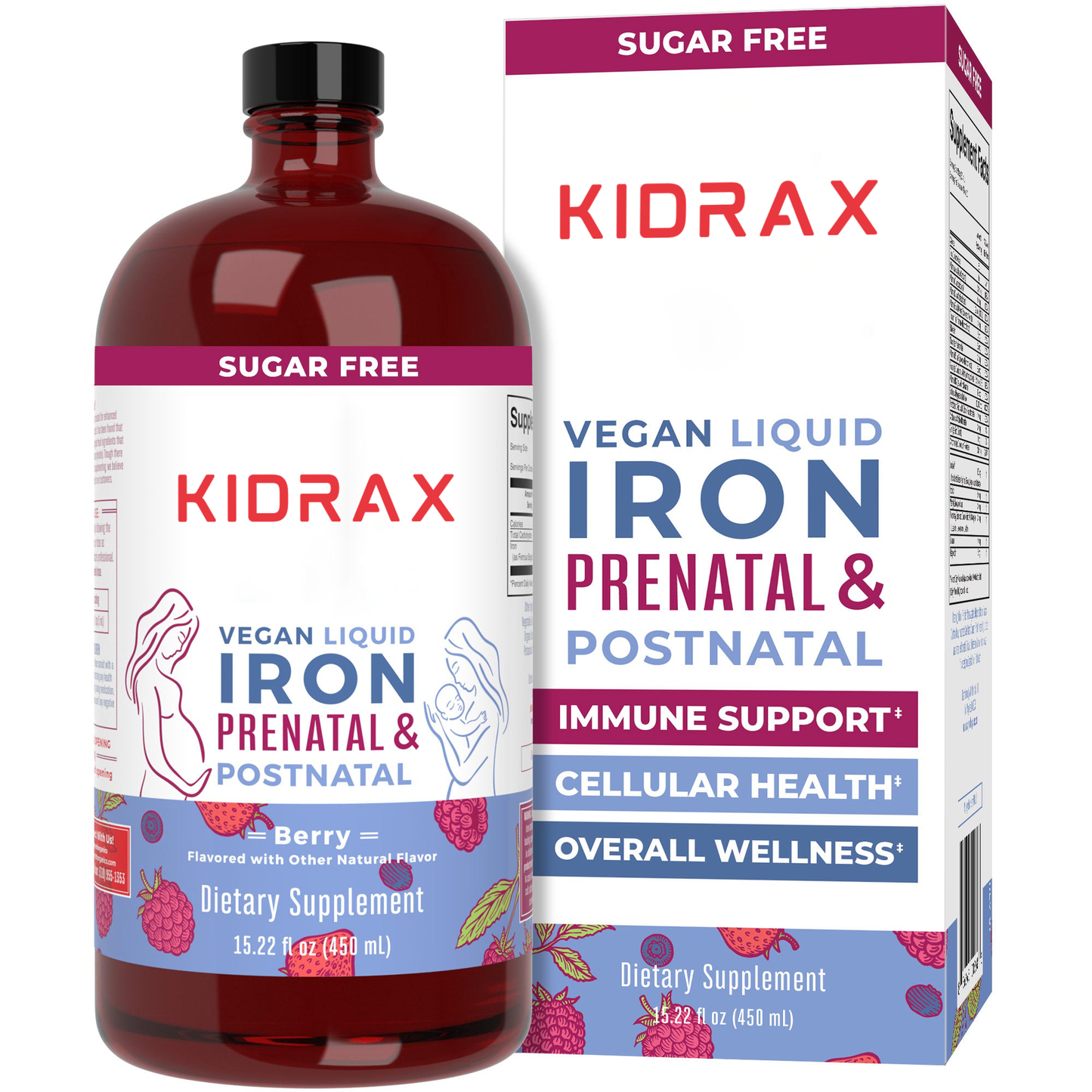 KIDRAX® Prenatal & Postnatal Liquid Iron