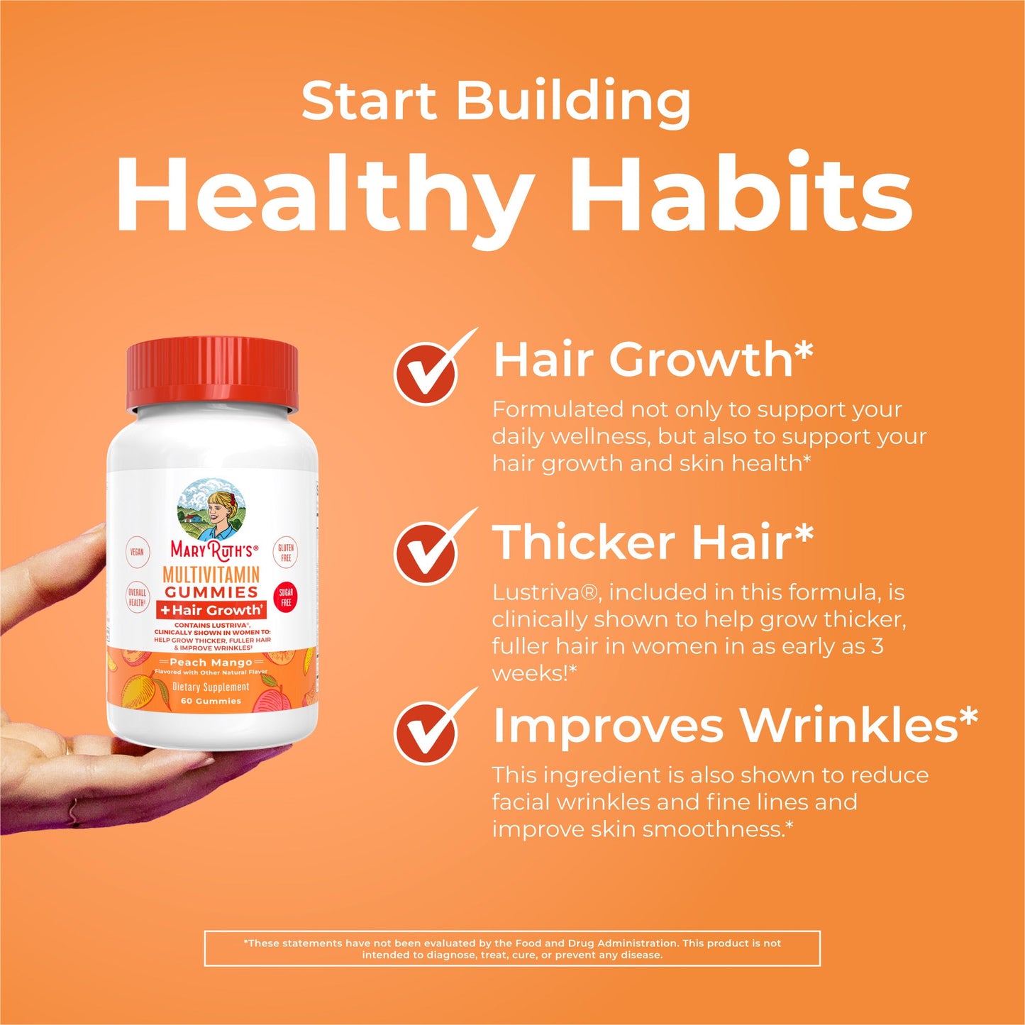KIDRAX® Multivitamin + Hair Growth Gummies