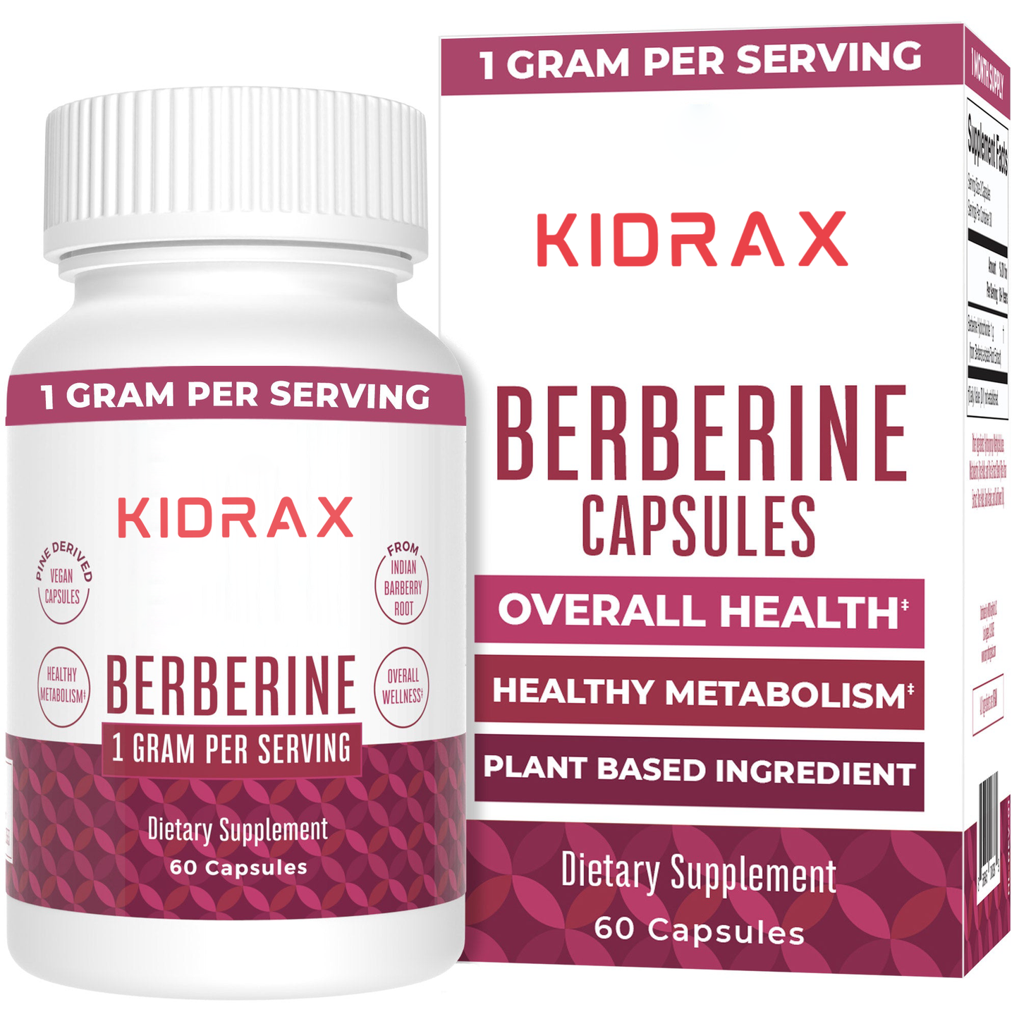KIDRAX® Berberine Capsules