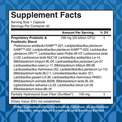 KIDRAX® 3-in-1 Daily Digestive Health Capsules
