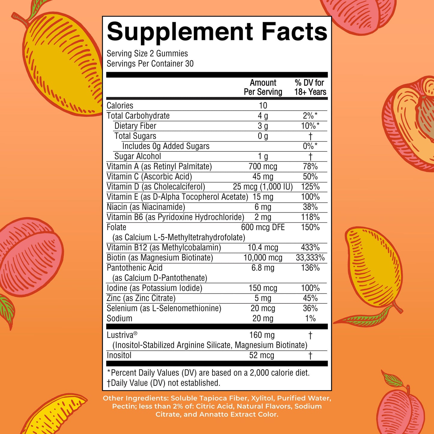 KIDRAX® Multivitamin + Hair Growth Gummies