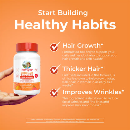 KIDRAX® Multivitamin + Hair Growth Gummies