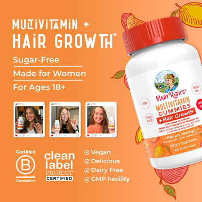 KIDRAX® Multivitamin + Hair Growth Gummies