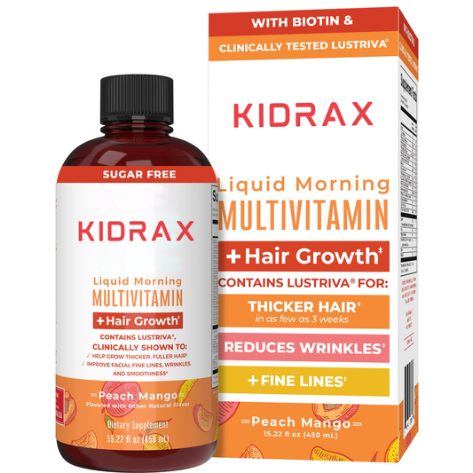 KIDRAX® Liquid Morning Multivitamin + Hair Growth 15.22 oz