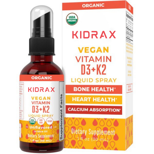 Organic D3 + K2 Spray