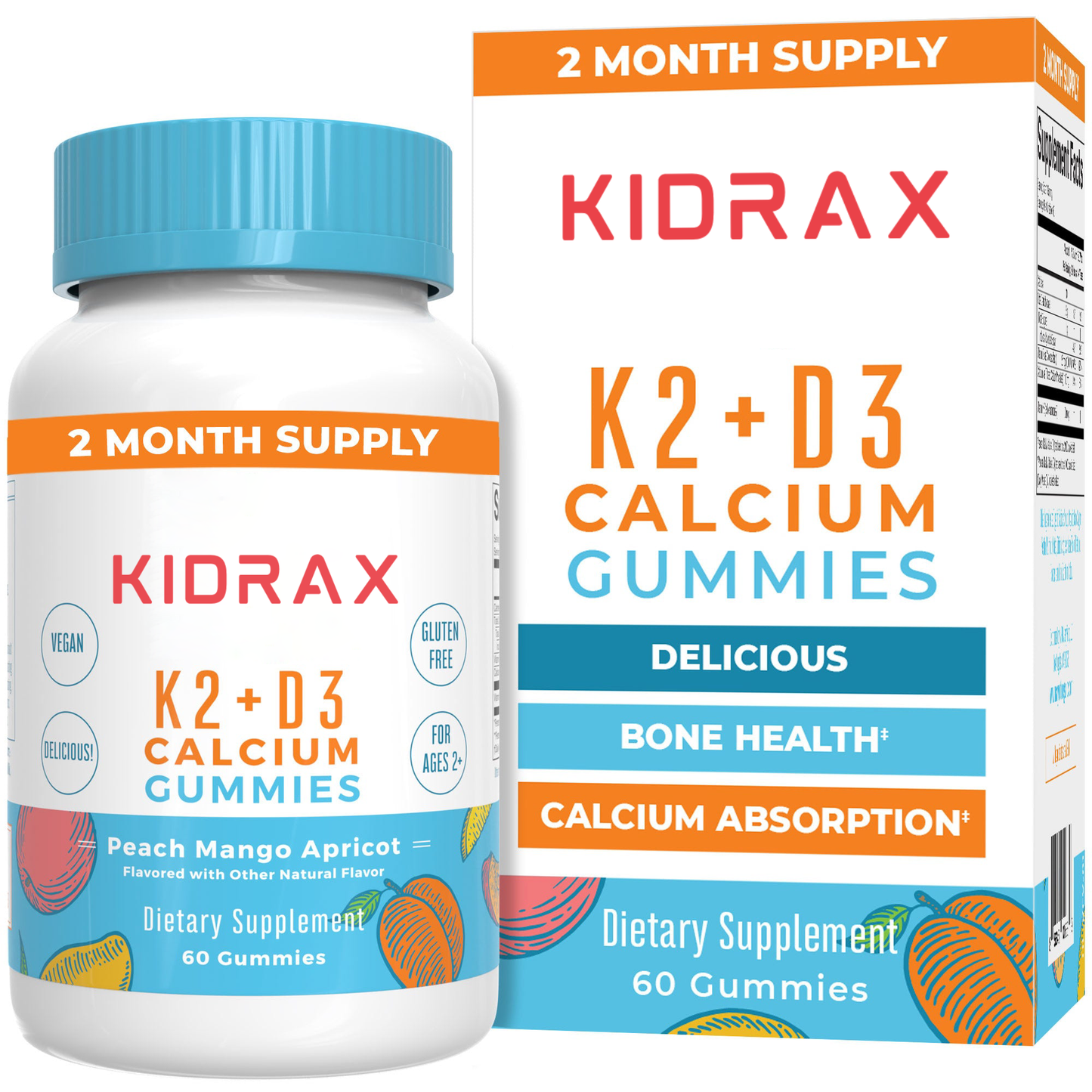 K2 + D3 Calcium Gummies