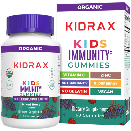 KIDRAX® Organic Kids Immunity Gummies
