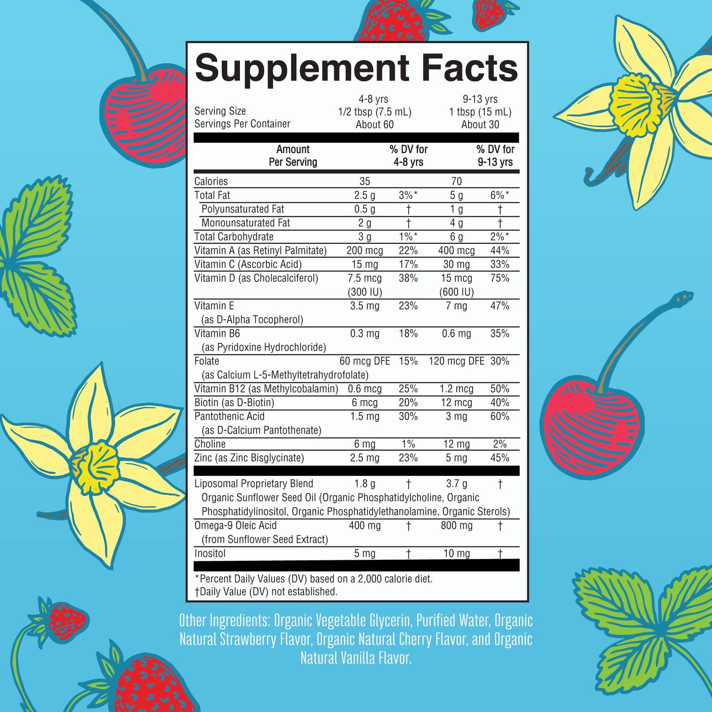 KIDRAX® Organic Kids Multivitamin Liposomal