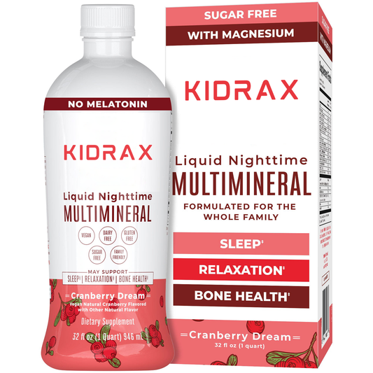 KIDRAX® Liquid Nighttime Multimineral (Cranberry)