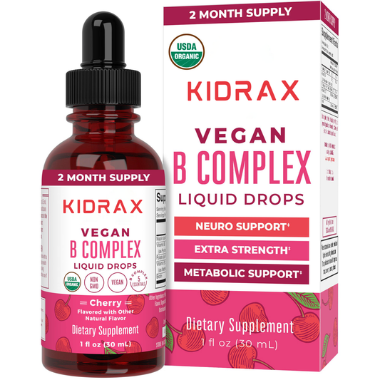 KIDRAX® Vegan B-Complex Drops