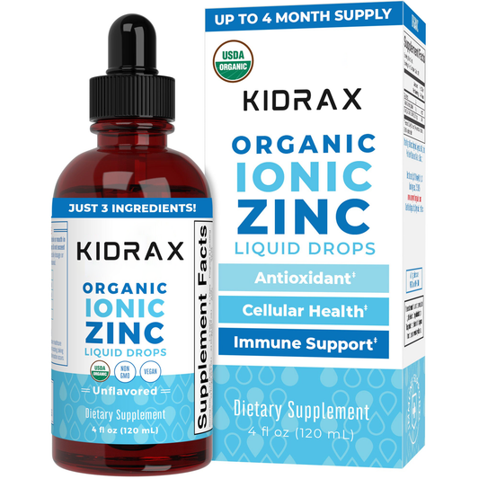 KIDRAX® Organic Ionic Zinc Liquid Drops