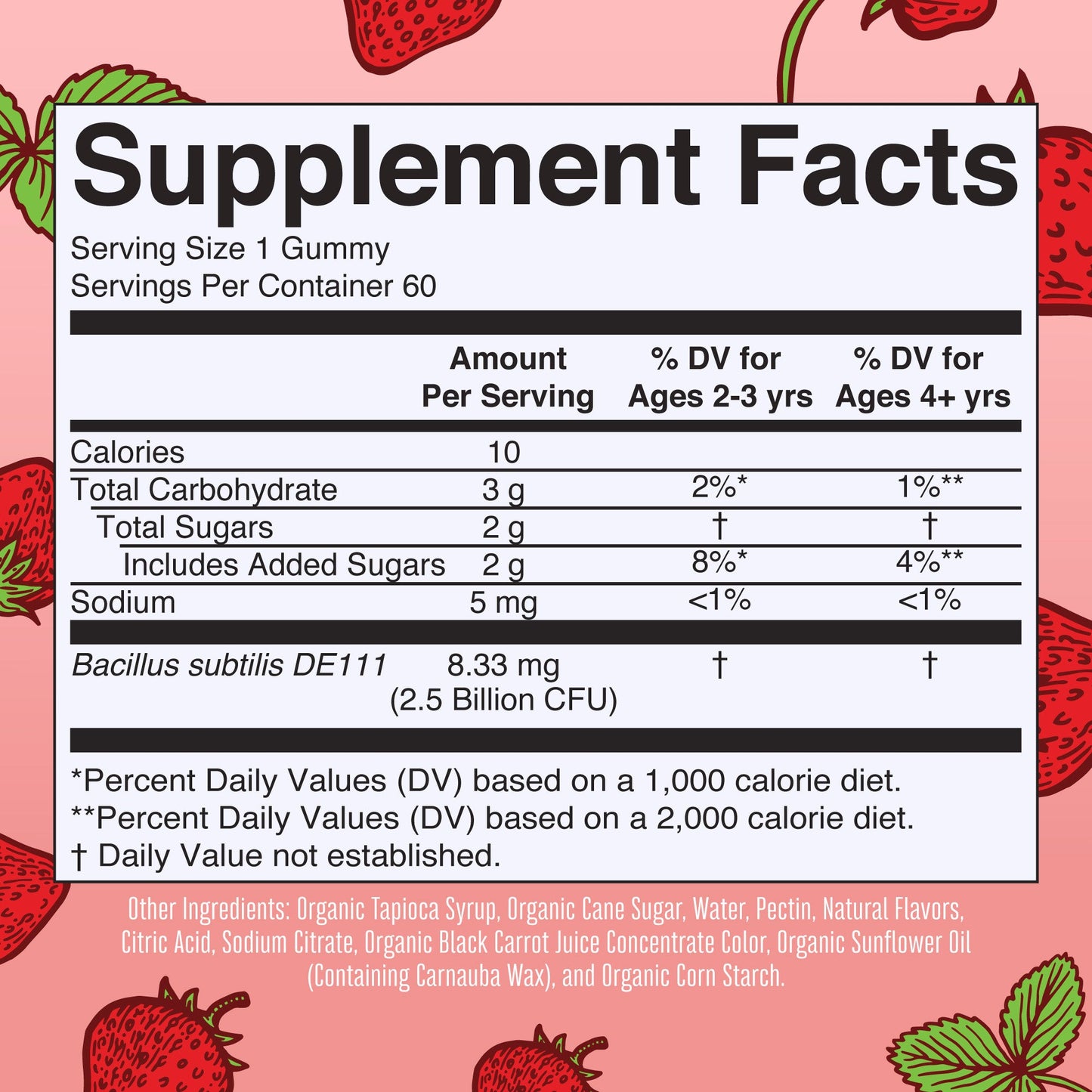 KIDRAX® Organic Kids Probiotic Gummies