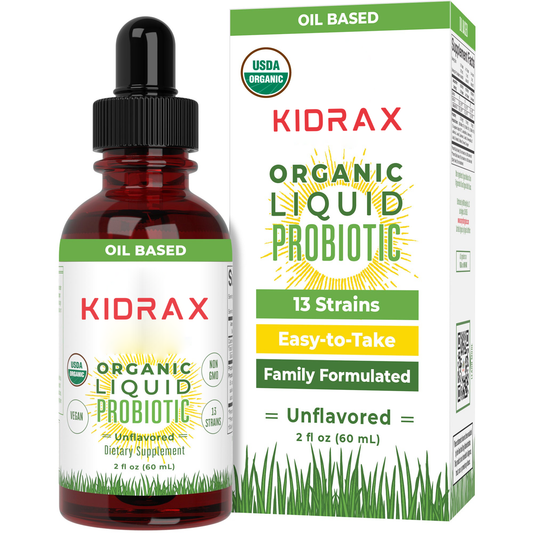 KIDRAX® Organic Liquid Probiotic 2oz