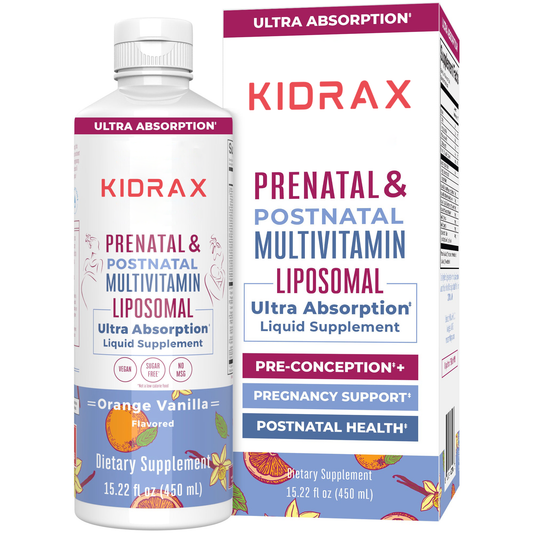 KIDRAX® Prenatal & Postnatal Multivitamin Liposomal